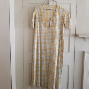 Plaid Vintage Tunic Dress